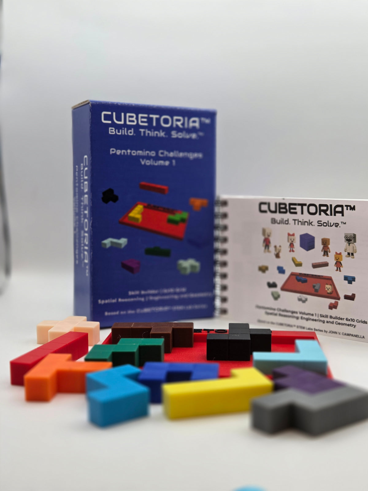 Cubetoria™ Pentomino Challenges Volume 1: 6×10 Puzzle Set