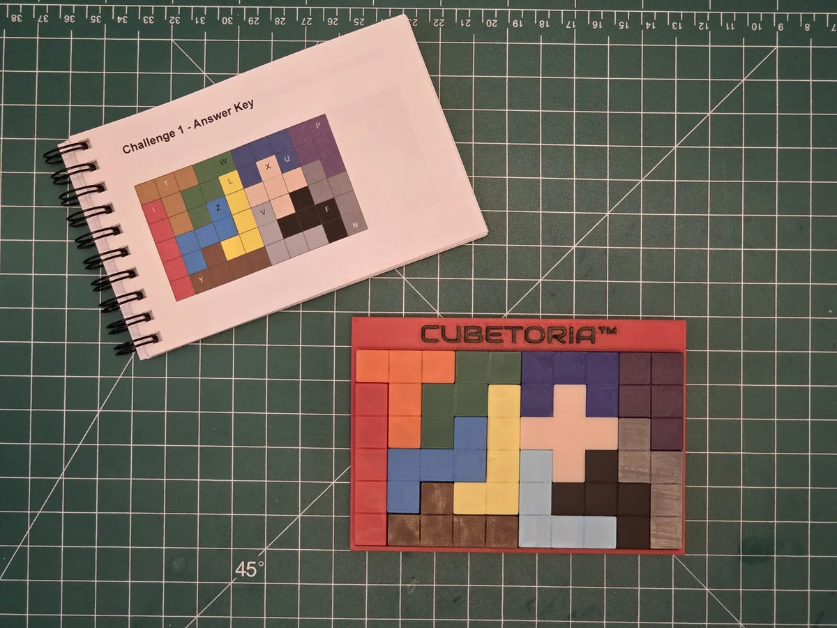 Cubetoria™ Pentomino Challenges Volume 1: 6×10 Puzzle Set